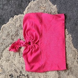 Hot pink crop top